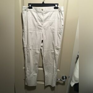 Tan Chicos Stretchy Crop Pants‎ Large